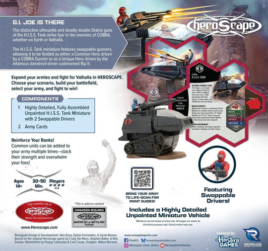 G.I. JOE Heroscape Army Expansion H.I.S.S. Tank Standard Edition *English Version*