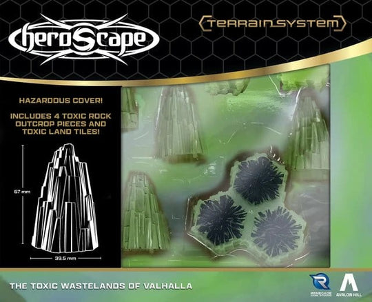 Heroscape Terrain Expansion Toxic Wastelands of Valhalla *English Version*