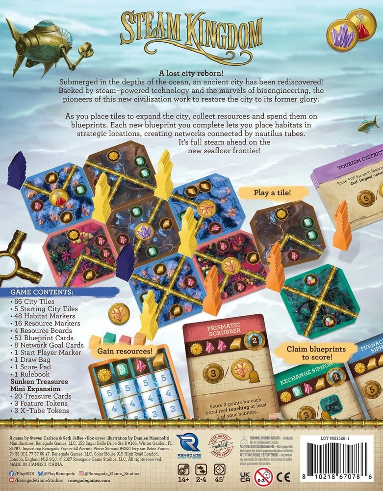 Steam Kingdom Board Game *English Version*