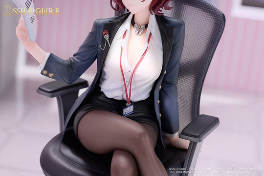 The Idolmaster Shiny Colors x Mahjong Soul PVC Figure 1/7 Madoka Higuchi Effortless Work Ver. 21 cm