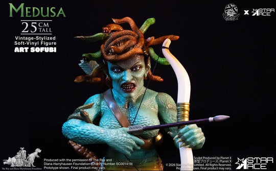 Ray Harryhausen Soft Vinyl Statue Medusa Vintage-Style 25 cm