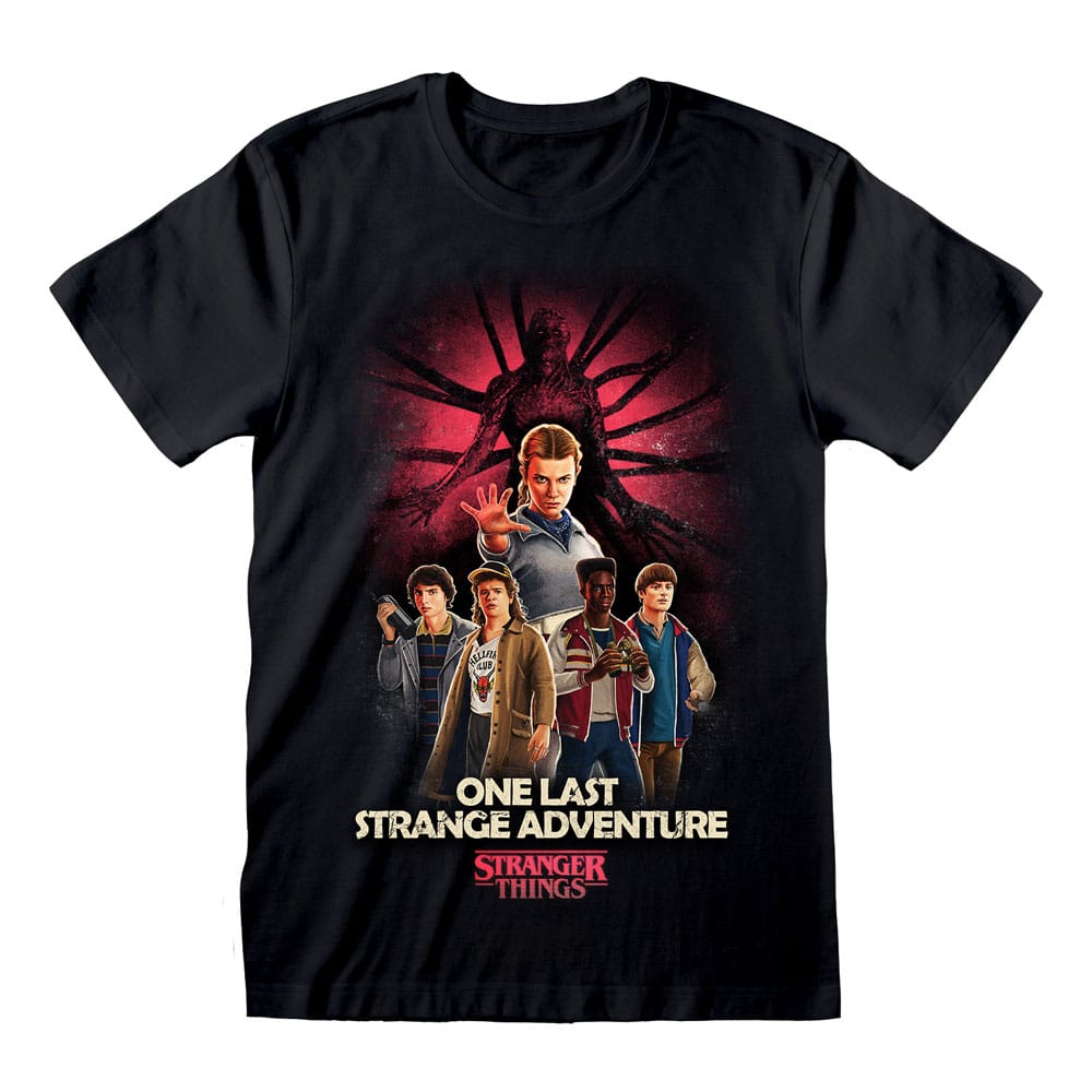 Stranger Things T-Shirt Group Artwork One Last Strange Adventure Colour