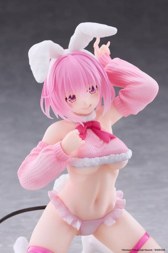 To Love-Ru Darkness MOFLOCK PVC Figure Momo (Fluffy Bunny Ver.) 13 cm