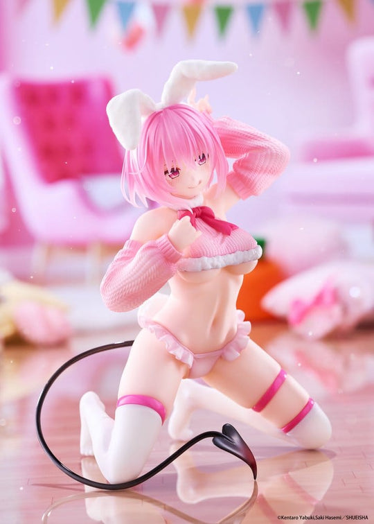 To Love-Ru Darkness MOFLOCK PVC Figure Momo (Fluffy Bunny Ver.) 13 cm