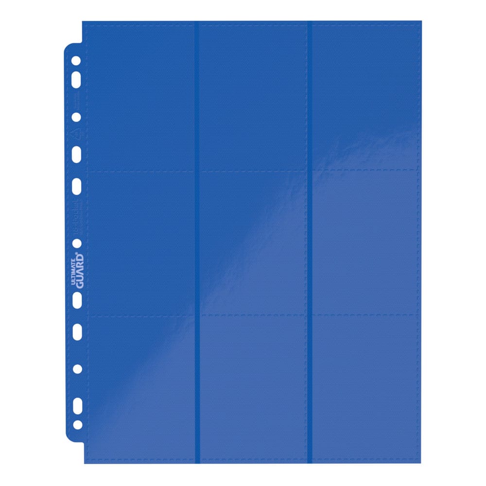 Ultimate Guard 18-Pocket Pages Side-Loading (10) - Blue
