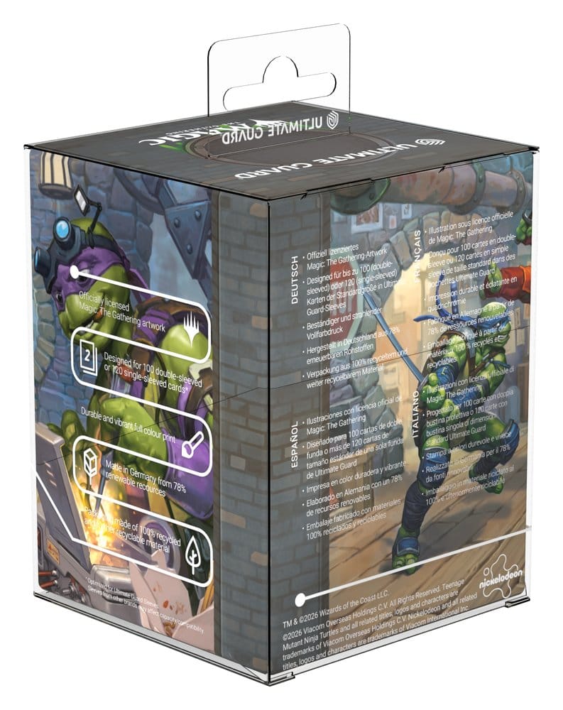 Ultimate Guard RTE Boulder 100+ Magic: The Gathering | Teenage Mutant Ninja Turtles - Turtle Lair