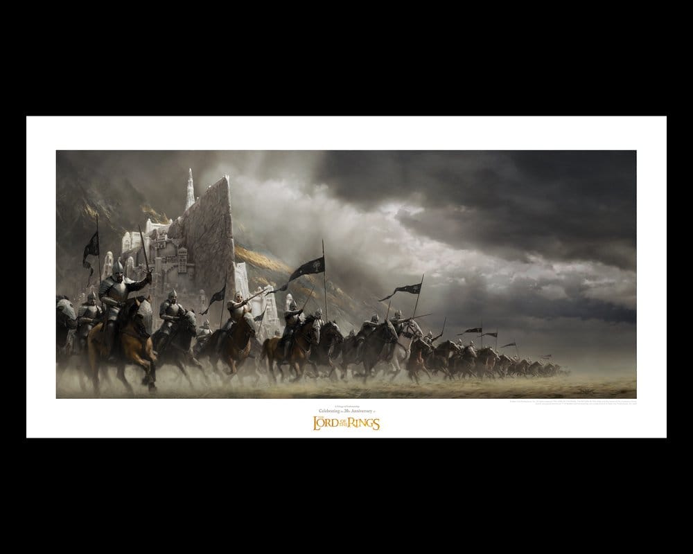 Lord of the Rings Art Print Faramir's Charge 59 x 30 cm