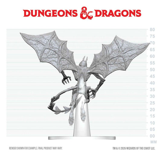 Dungeons & Dragons Nolzur's Marvelous Miniatures Unpainted Miniature Nightgaunt 8 cm