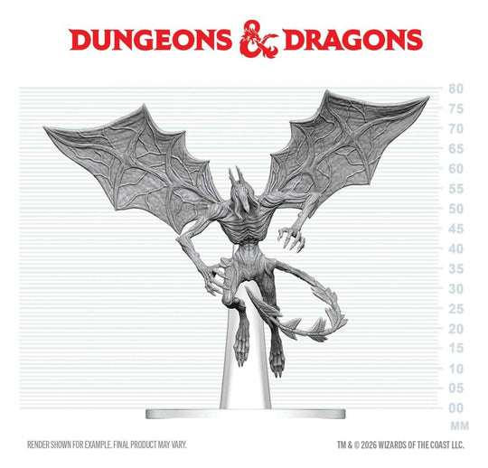 Dungeons & Dragons Nolzur's Marvelous Miniatures Unpainted Miniature Nightgaunt 8 cm