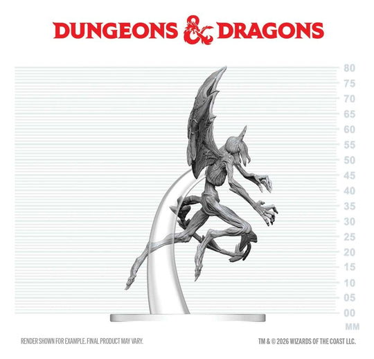 Dungeons & Dragons Nolzur's Marvelous Miniatures Unpainted Miniature Nightgaunt 8 cm