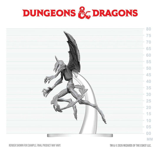Dungeons & Dragons Nolzur's Marvelous Miniatures Unpainted Miniature Nightgaunt 8 cm