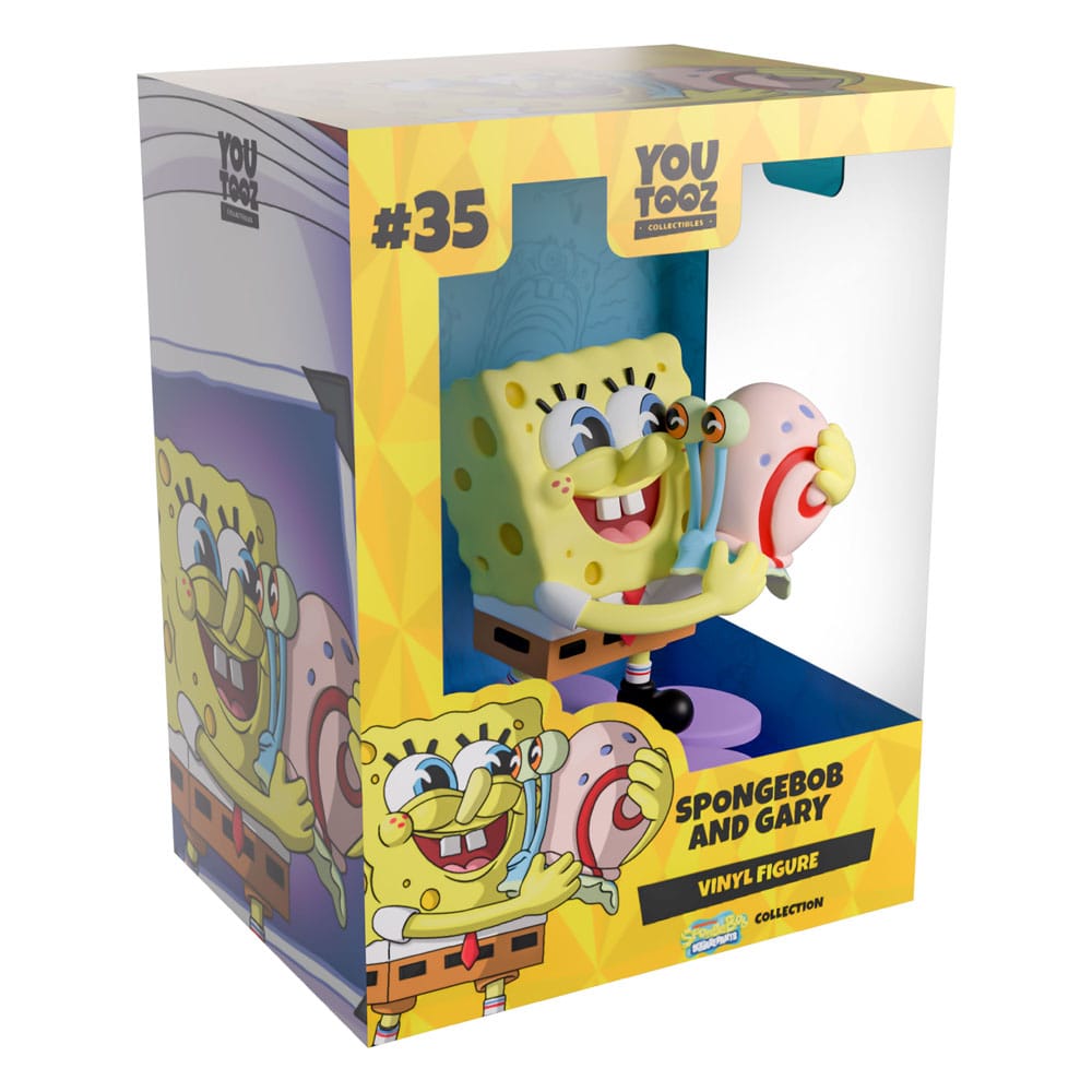 SpongeBob SquarePants Vinyl Figure Spongebob & Gary 9 cm