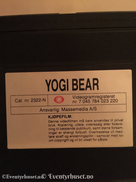 Yogi Bear. Vhs. Vhs