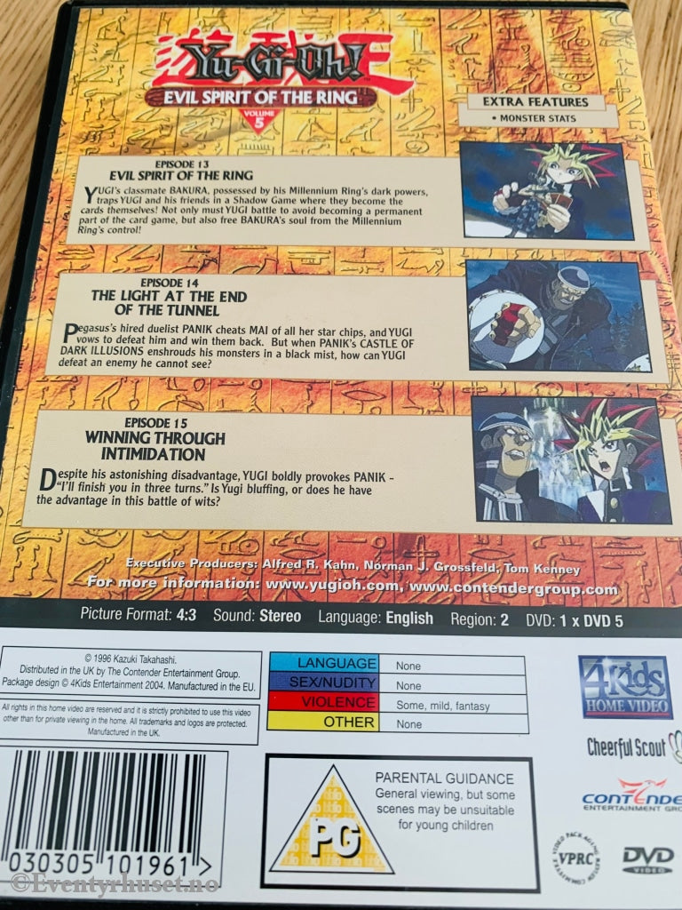 Yu-Gi-Oh! Evil Spirit Of The Ring. Vol. 5. Dvd. Dvd