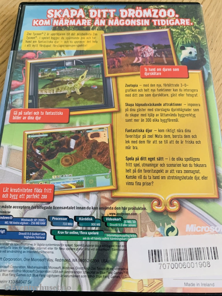 Zoo Tycoon 2. Pc-Spill. Pc Spill