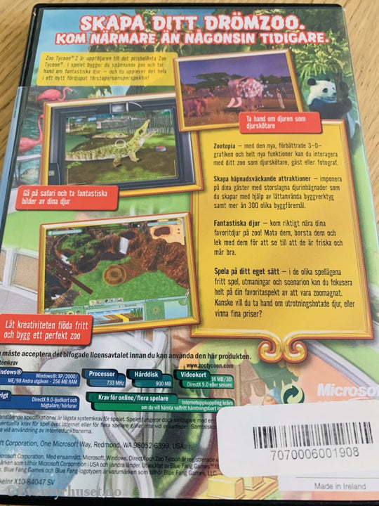 Zoo Tycoon 2. Pc-Spill. Pc Spill