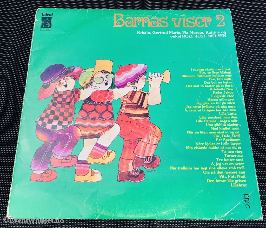 Barnas Viser 2. 1977. Lp. Lp Plate