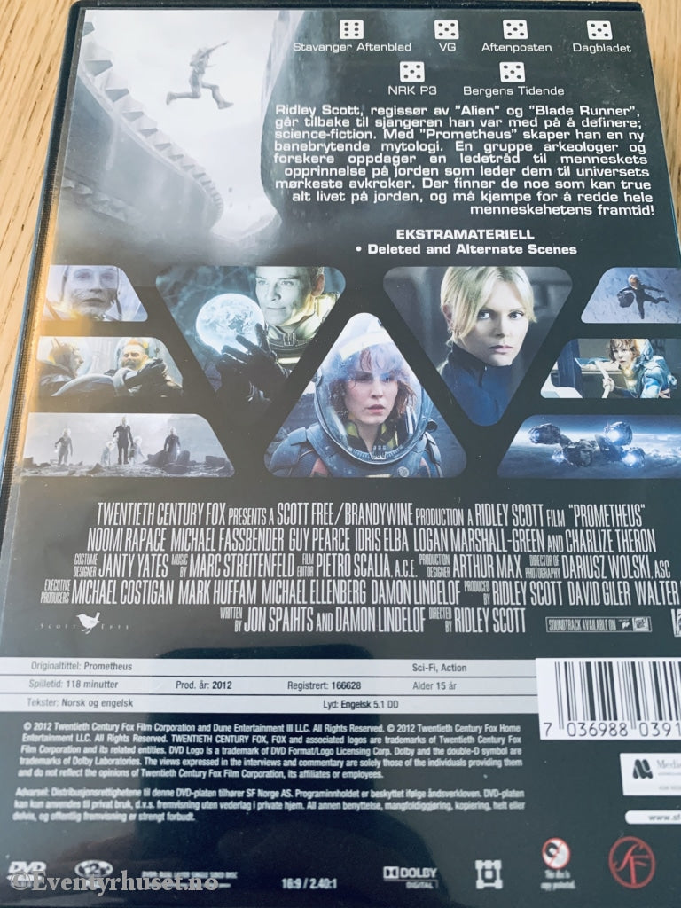 Prometheus. Dvd. Dvd