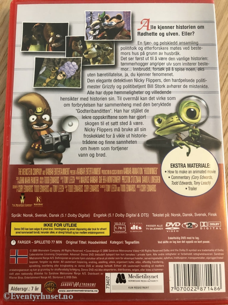 Sannheten Om Rødhette. 2005. Dvd. Dvd